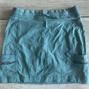 Athleta Skort Tennis Skirt Zip Pockets Size 8 Green